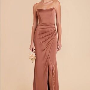 Birdy Grey Strapless Gown Dusty Rose
